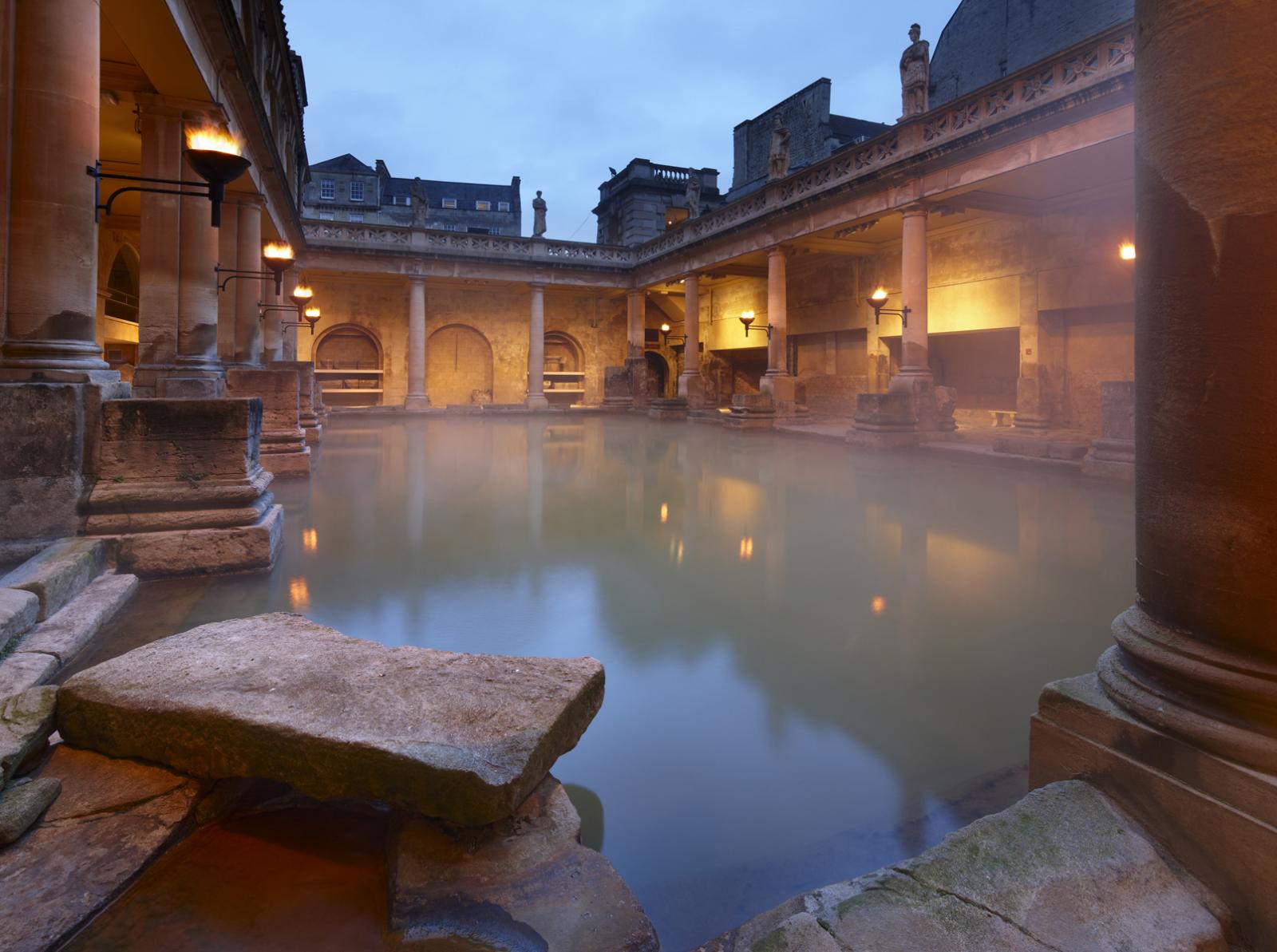 Taking the Waters in Bath  England